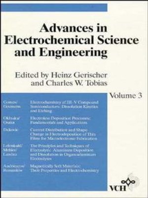 cover image of Advances in Electrochemical Science and Engineering, Volume 3